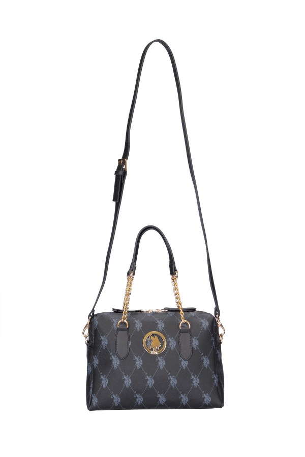 U.S. POLO ASSN. SİYAH KADIN POSTACI ÇANTASI