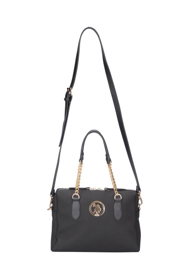 U.S. POLO ASSN. SİYAH KADIN POSTACI ÇANTASI