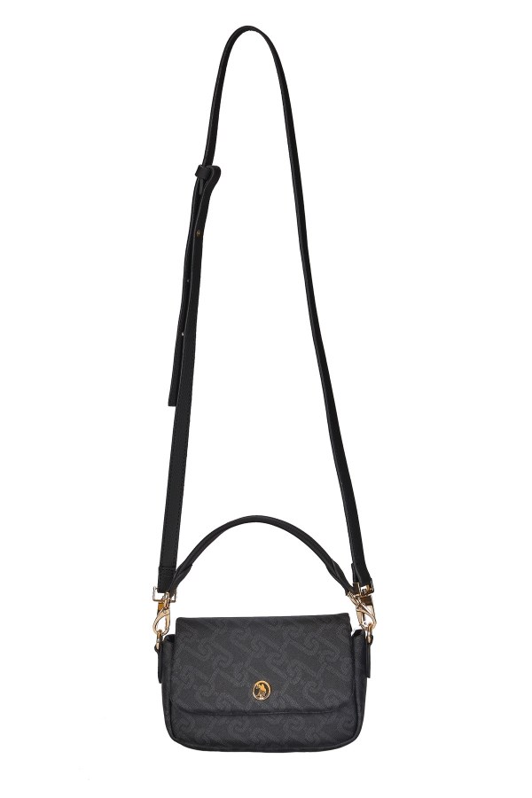 U.S. POLO ASSN. SİYAH KADIN POSTACI ÇANTASI