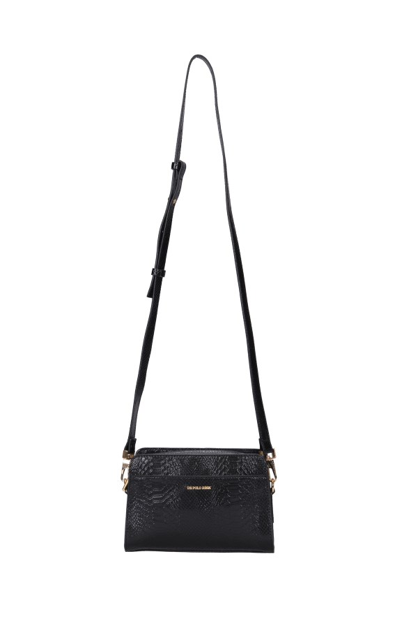 U.S. POLO ASSN. SİYAH KADIN POSTACI ÇANTASI