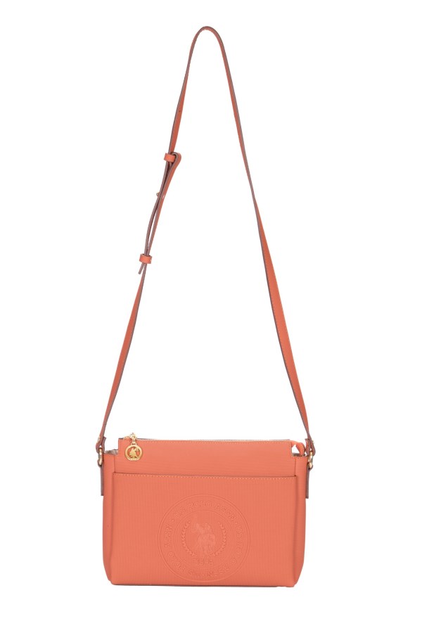 U.S. POLO ASSN. KİREMİT KADIN POSTACI ÇANTASI