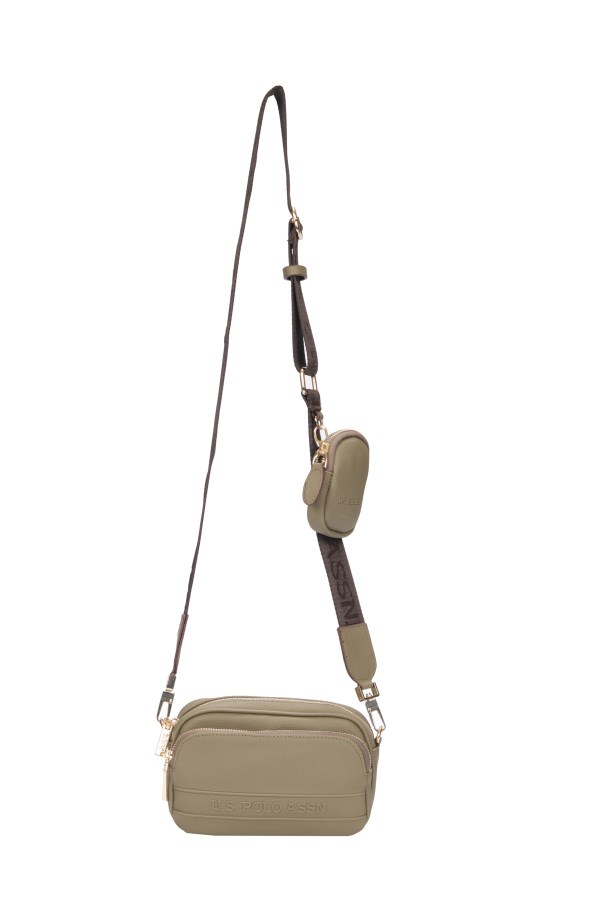 U.S. POLO ASSN. HAKİ KADIN POSTACI ÇANTASI