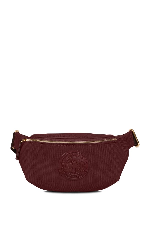 U.S. POLO ASSN. BORDO KADIN BEL ÇANTASI