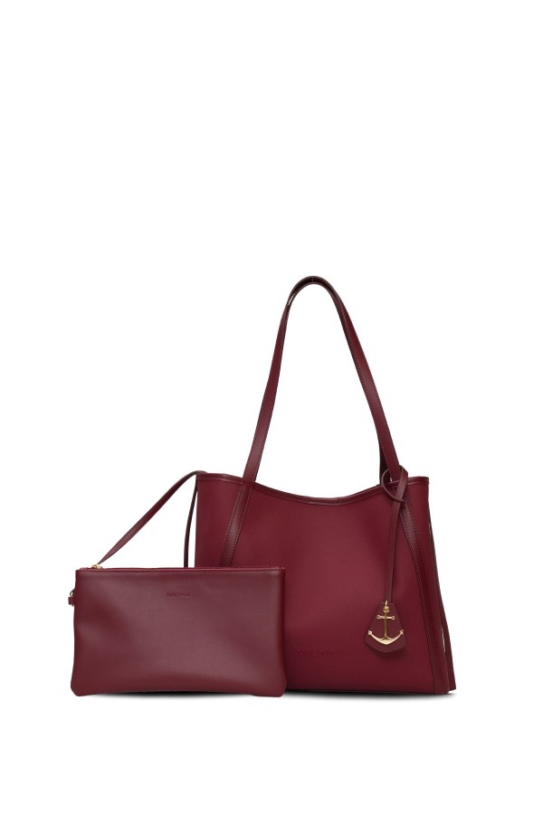 NAUTICA BORDO KADIN OMUZ ÇANTASI 