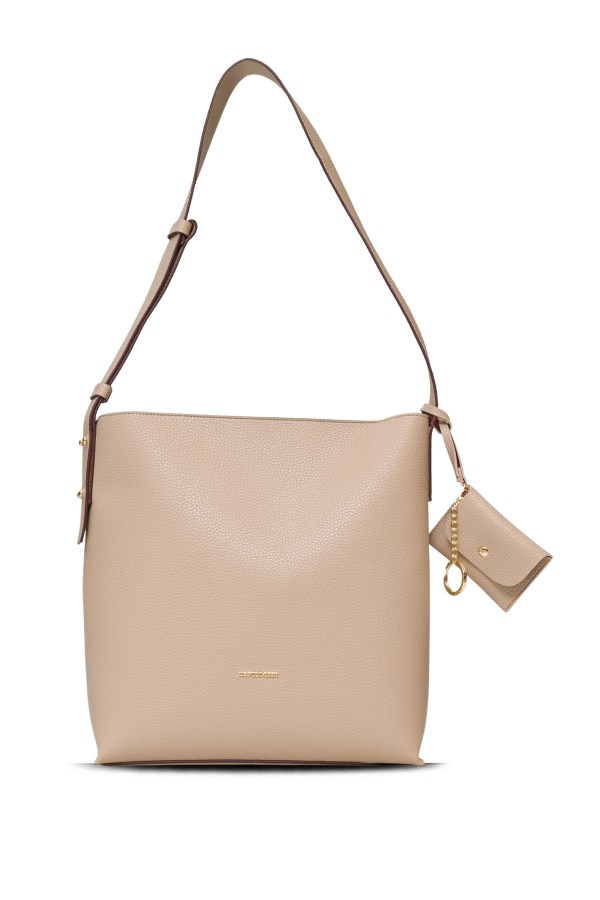 U.S. POLO ASSN. BEJ-BORDO KADIN OMUZ ÇANTASI 