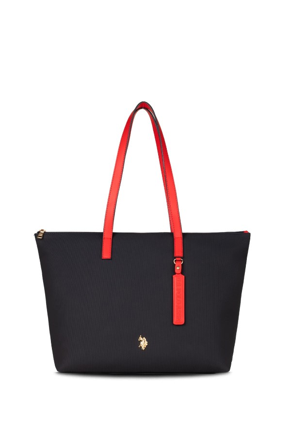 U.S. POLO ASSN. LACIVERT-A.KIRMIZI KADIN OMUZ ÇANTASI