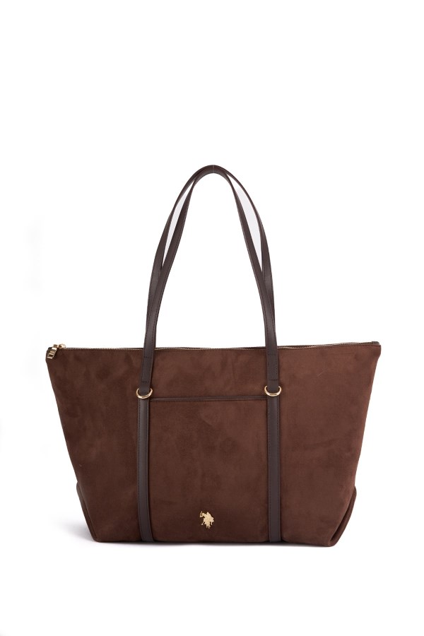 U.S. POLO ASSN. KAHVERENGİ KADIN OMUZ ÇANTASI