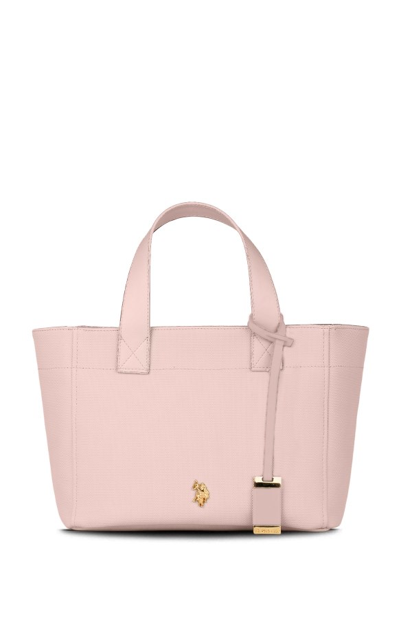 U.S. POLO ASSN. PEMBE KADIN OMUZ ÇANTASI