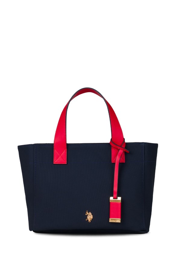 U.S. POLO ASSN. LACIVERT-A.KIRMIZI KADIN OMUZ ÇANTASI