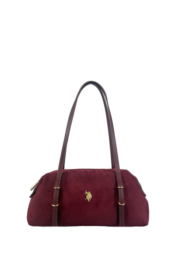 U.S. POLO ASSN. BORDO KADIN OMUZ ÇANTASI