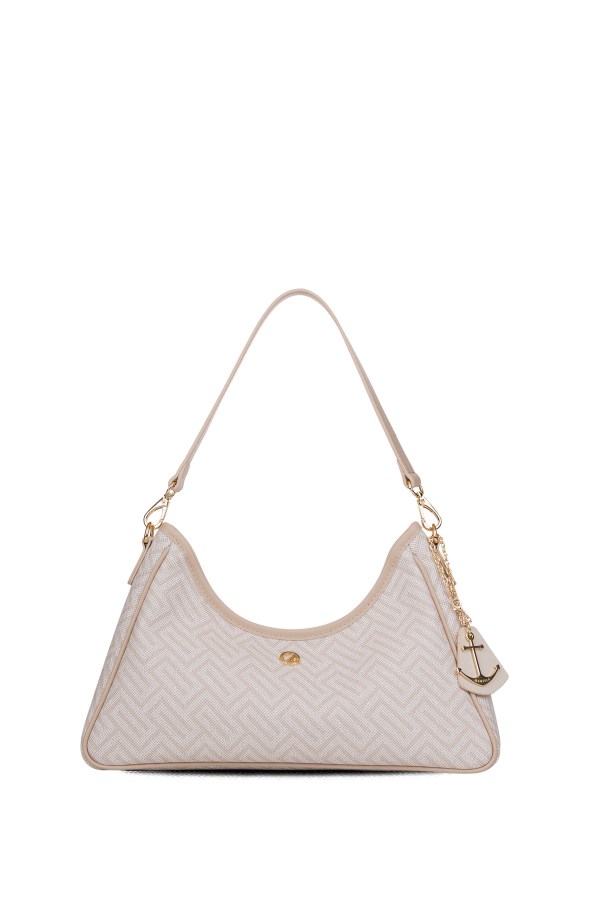 NAUTICA BEJ-K.BEJ KADIN OMUZ ÇANTASI