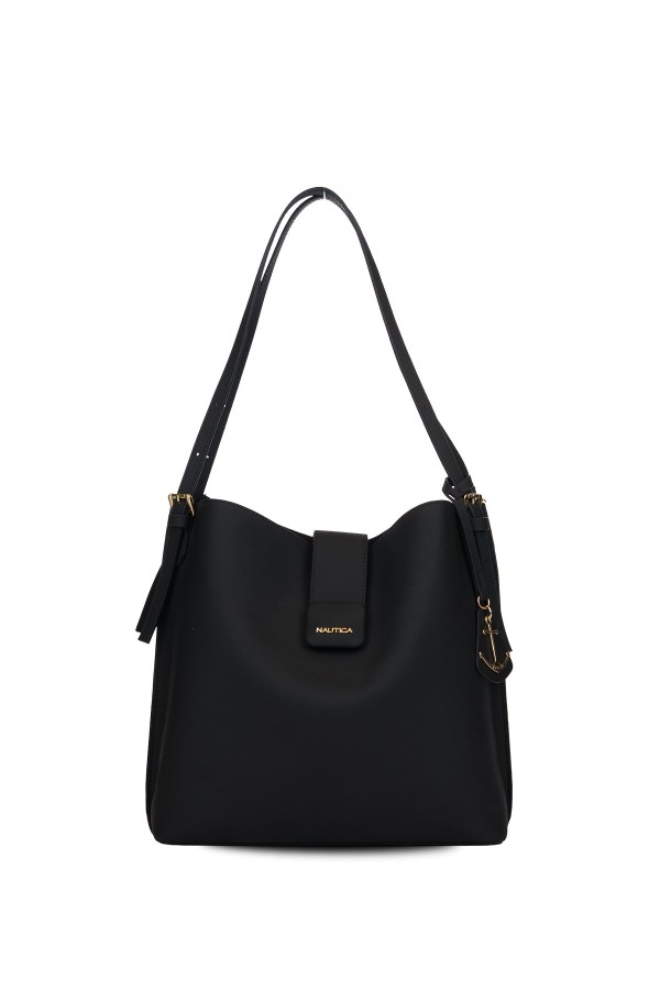 NAUTICA SİYAH KADIN OMUZ ÇANTASI 