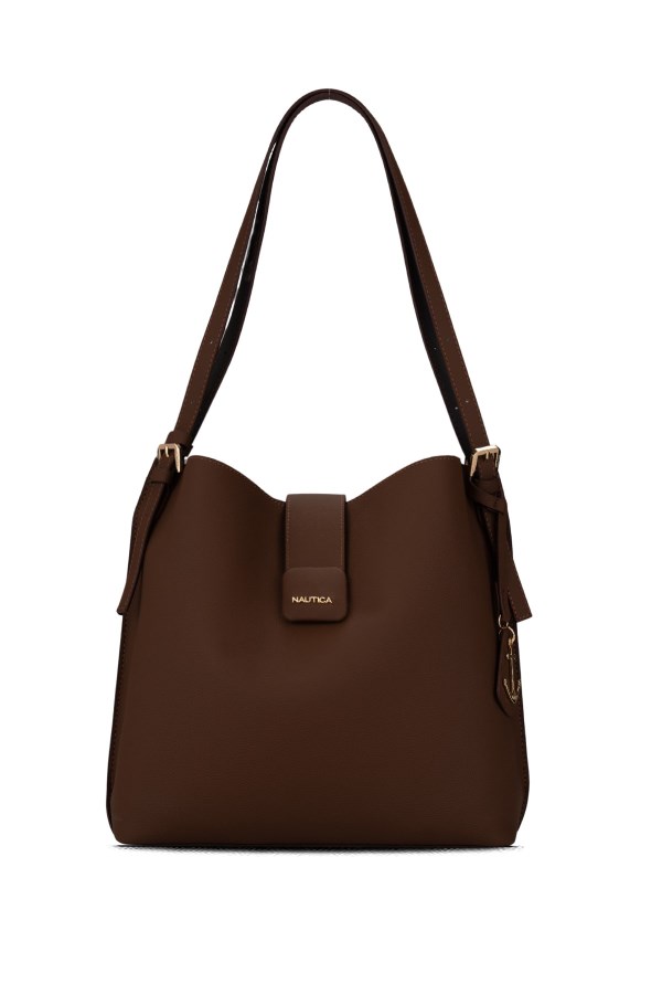 NAUTICA KAHVERENGİ KADIN OMUZ ÇANTASI