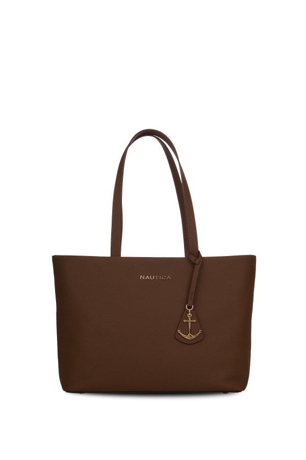 NAUTICA A.KAHVE-A.KAHVE KADIN OMUZ ÇANTASI 