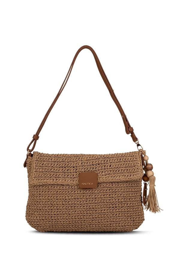 NAUTICA BEJ KADIN OMUZ ÇANTASI