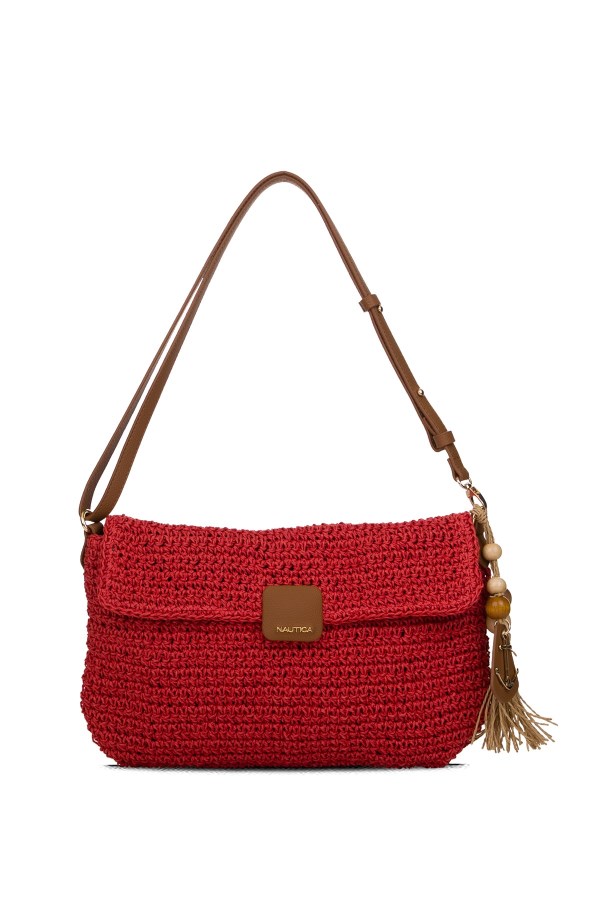 NAUTICA KIRMIZI KADIN OMUZ ÇANTASI