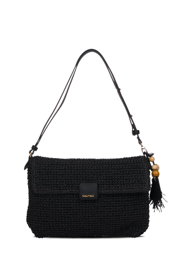 NAUTICA SİYAH KADIN OMUZ ÇANTASI