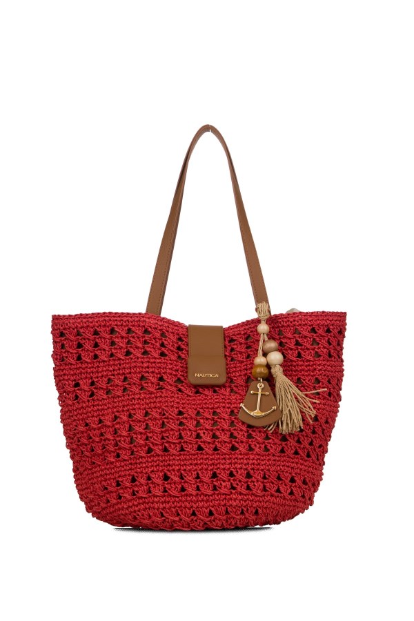 NAUTICA KIRMIZI KADIN OMUZ ÇANTASI