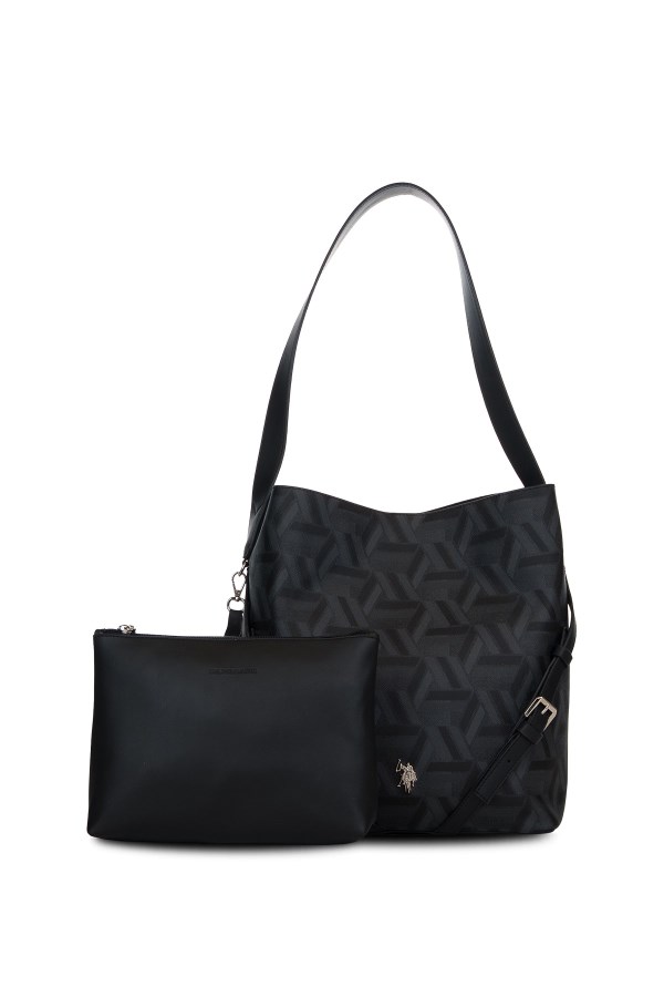 U.S. POLO ASSN. SİYAH KADIN OMUZ ÇANTASI 