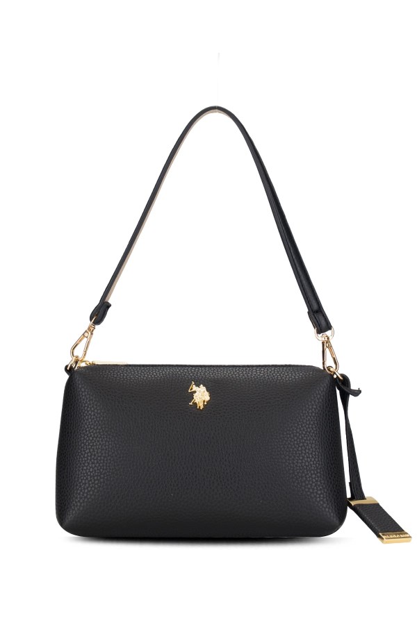 U.S. POLO ASSN. SİYAH KADIN OMUZ ÇANTASI