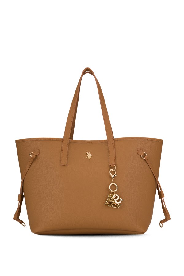 U.S. POLO ASSN. CAMEL KADIN OMUZ ÇANTASI
