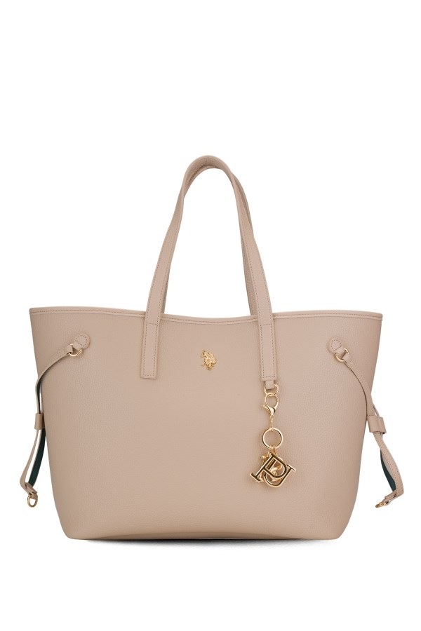 U.S. POLO ASSN. KREM KADIN OMUZ ÇANTASI