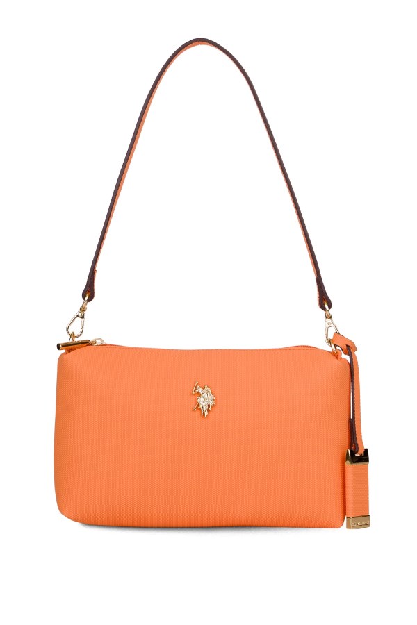U.S. POLO ASSN. TURUNCU KADIN OMUZ ÇANTASI