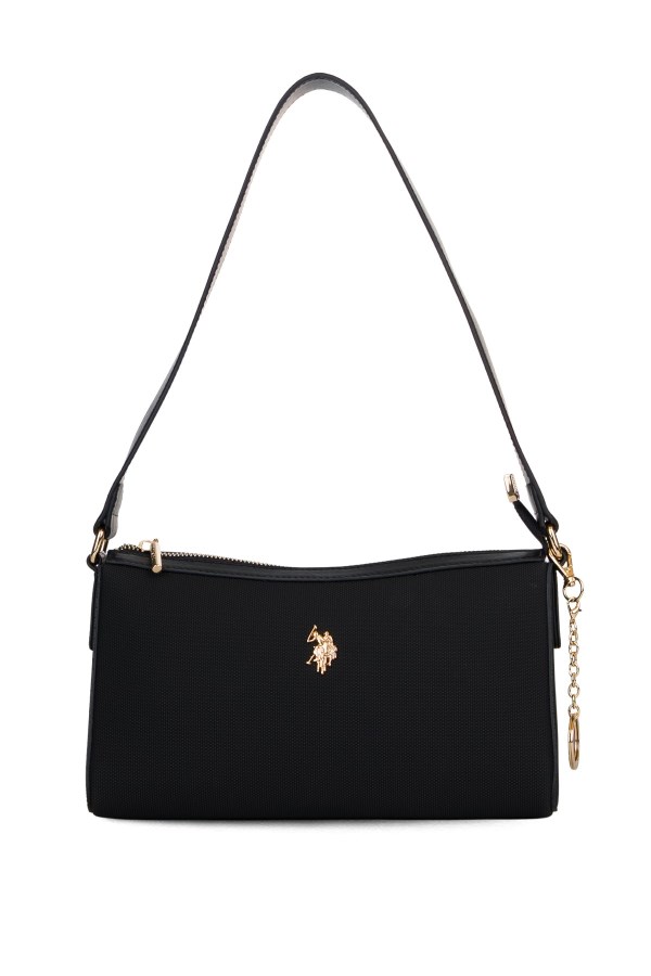 U.S. POLO ASSN. SİYAH KADIN OMUZ ÇANTASI 