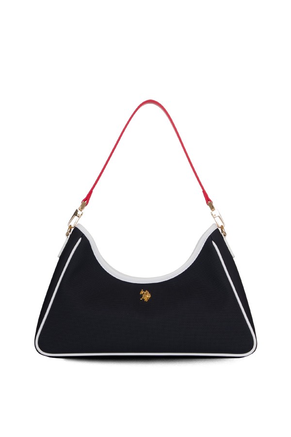 U.S. POLO ASSN. LACIVERT-A.KIRMIZI KADIN OMUZ ÇANTASI 