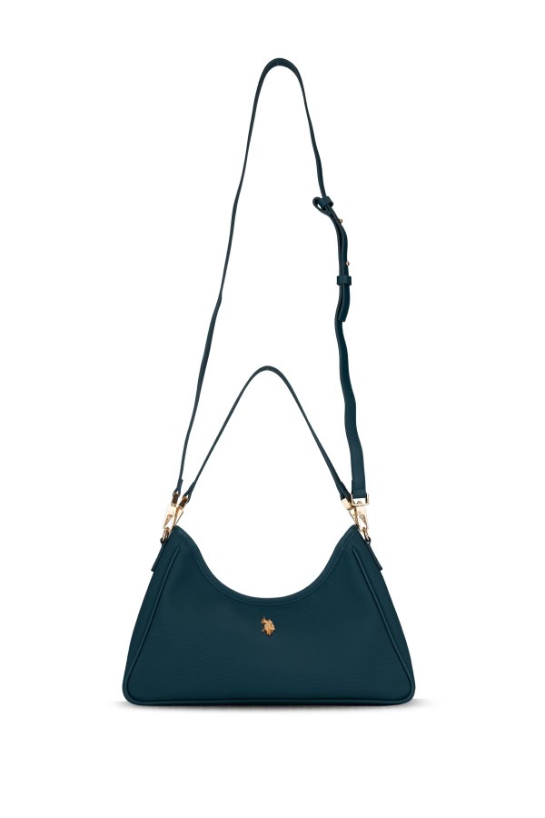 U.S. POLO ASSN. TURKUAZ KADIN OMUZ ÇANTASI