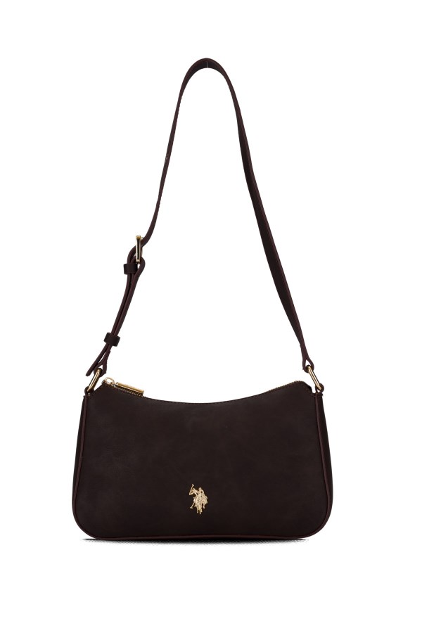 U.S. POLO ASSN. KAHVERENGİ KADIN OMUZ ÇANTASI