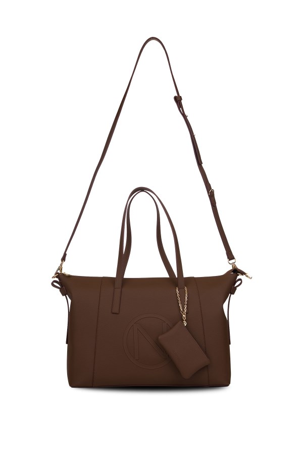 NAUTICA KAHVERENGİ KADIN OMUZ ÇANTASI 