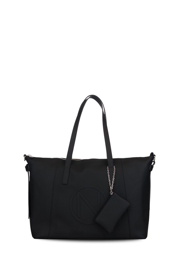 NAUTICA SİYAH KADIN OMUZ ÇANTASI