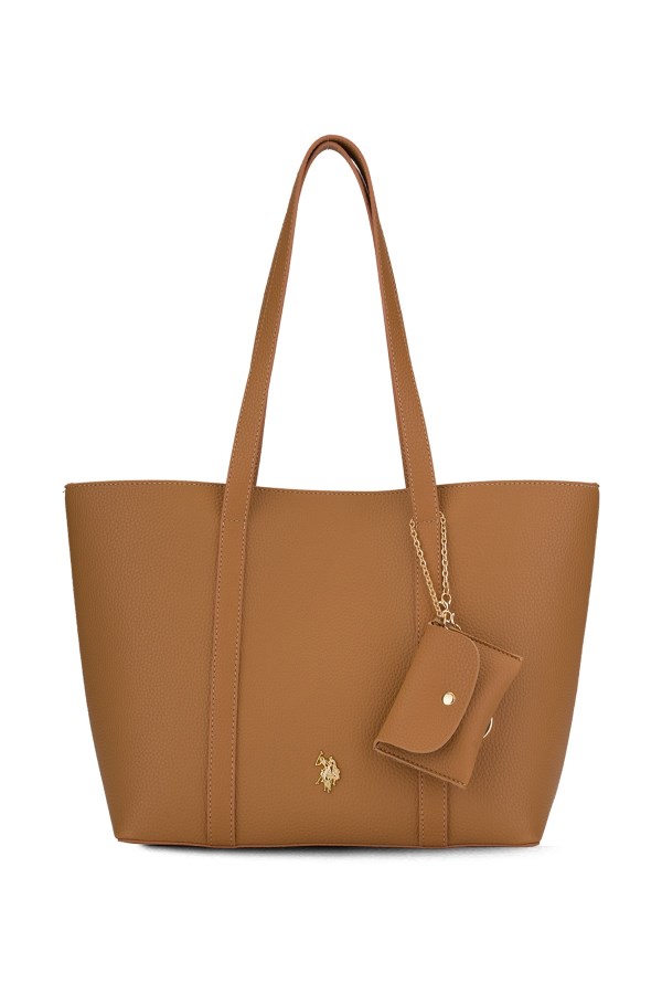 U.S. POLO ASSN. CAMEL KADIN OMUZ ÇANTASI