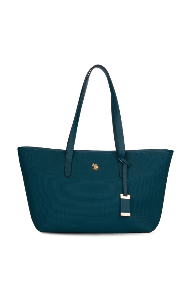 U.S. POLO ASSN. TURKUAZ KADIN OMUZ ÇANTASI 