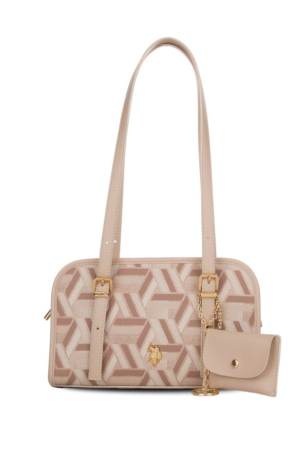 U.S. POLO ASSN. BEJ KADIN OMUZ ÇANTASI