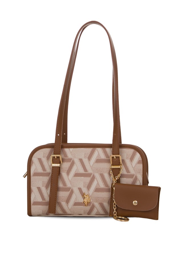 U.S. POLO ASSN. BEJ KADIN OMUZ ÇANTASI