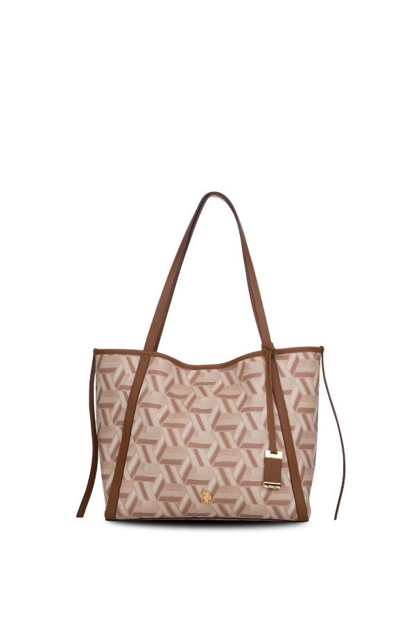 U.S. POLO ASSN. BEJ KADIN OMUZ ÇANTASI