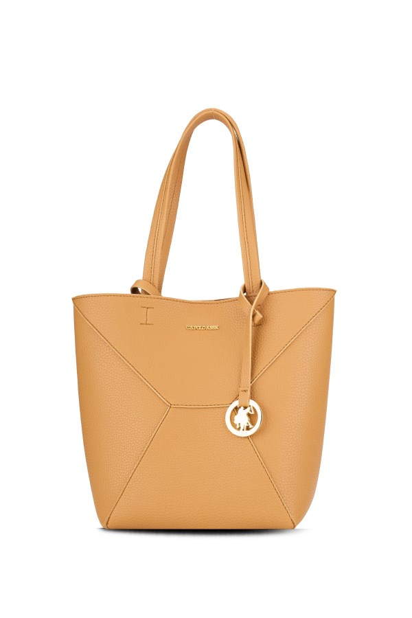 U.S. POLO ASSN. CAMEL KADIN OMUZ ÇANTASI