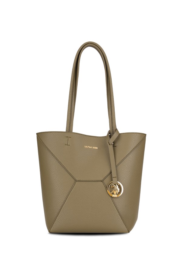 U.S. POLO ASSN. HAKİ KADIN OMUZ ÇANTASI