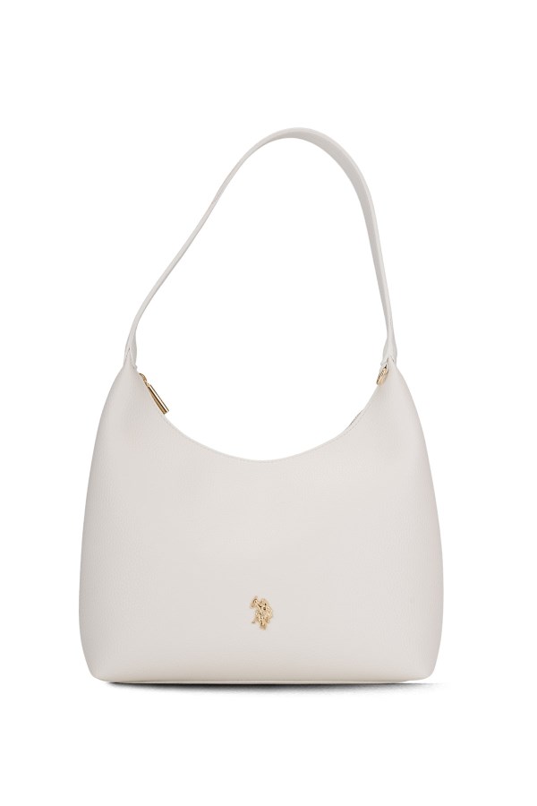 U.S. POLO ASSN. BEYAZ KADIN OMUZ ÇANTASI