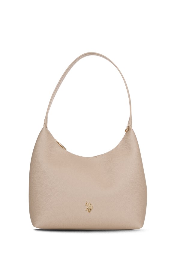 U.S. POLO ASSN. KREM KADIN OMUZ ÇANTASI