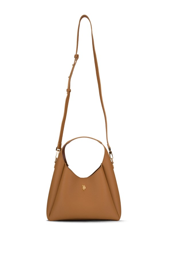 U.S. POLO ASSN. CAMEL KADIN OMUZ ÇANTASI