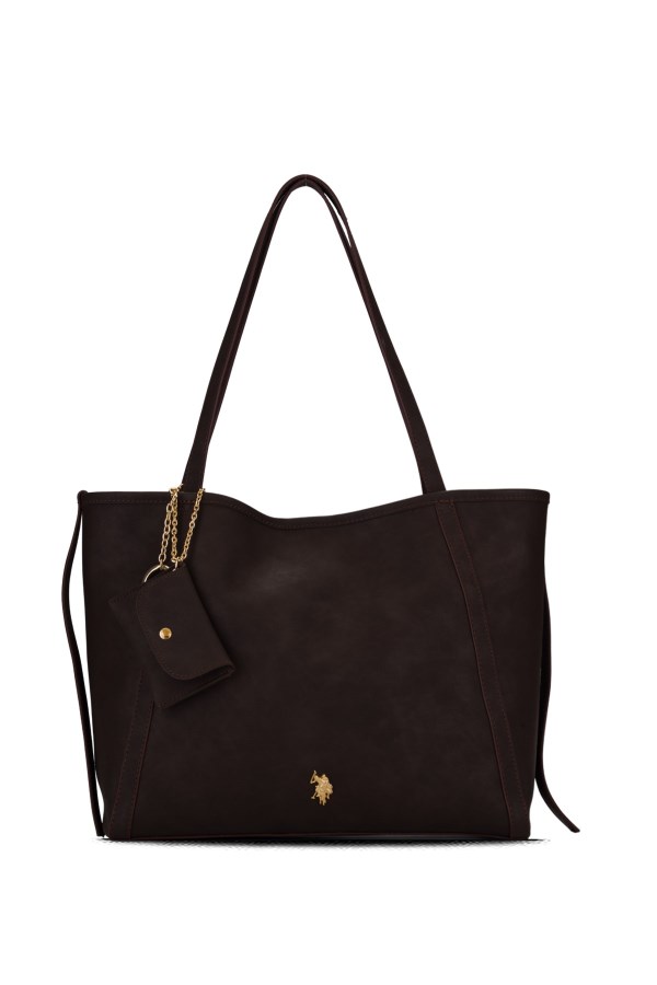 U.S. POLO ASSN. KAHVERENGİ KADIN OMUZ ÇANTASI