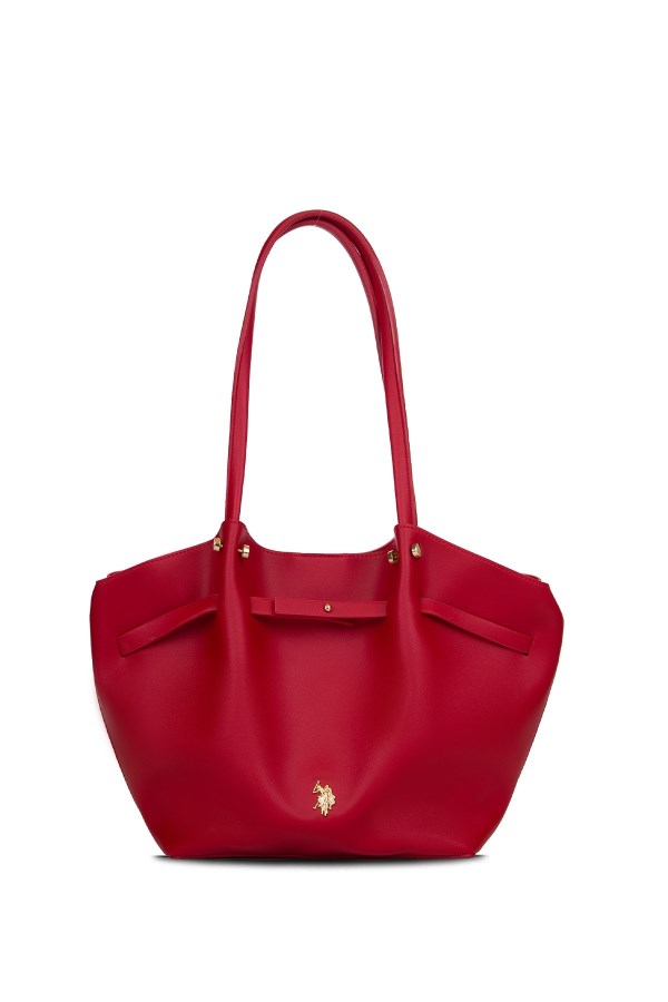 U.S. POLO ASSN. KIRMIZI KADIN OMUZ ÇANTASI