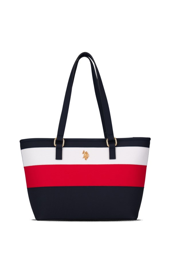 U.S. POLO ASSN. LACİVERT KADIN OMUZ ÇANTASI 