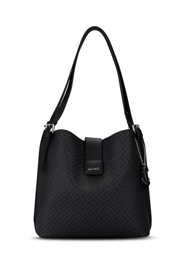 NAUTICA SİYAH KADIN OMUZ ÇANTASI