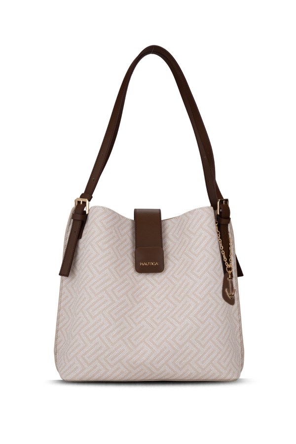 NAUTICA BEJ KADIN OMUZ ÇANTASI