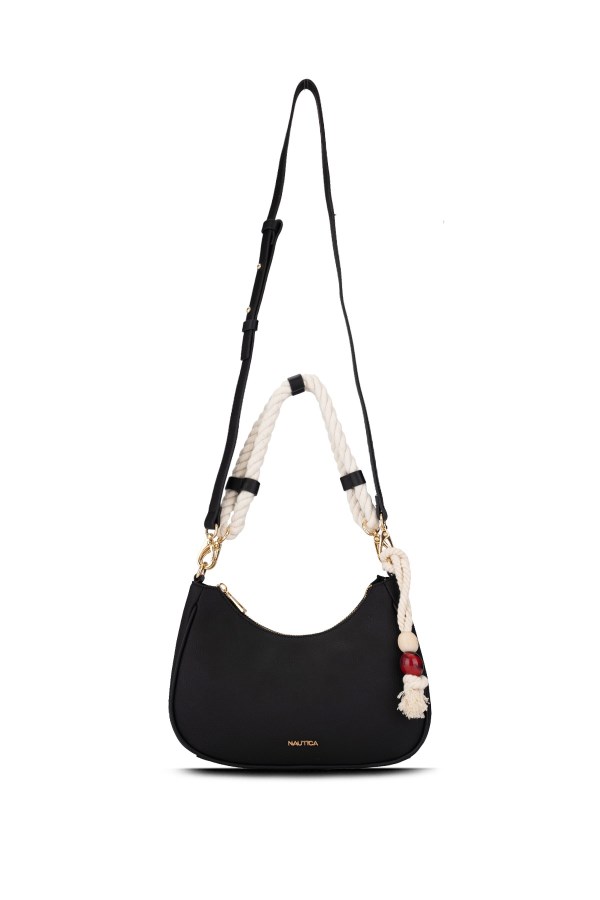 NAUTICA SİYAH KADIN OMUZ ÇANTASI 