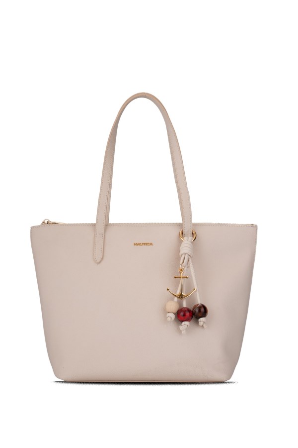 NAUTICA EKRU KADIN OMUZ ÇANTASI 